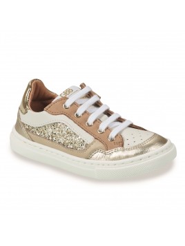 BASKETS CUIR LACETS ZIP...