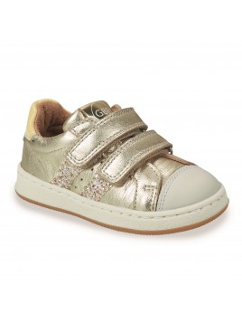 BASKETS CUIR VELCROS GBB...