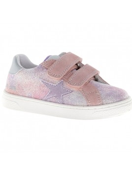 BASKETS CUIR VELCROS...