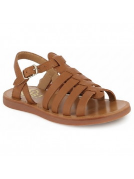 SANDALES CUIR POM D'API...