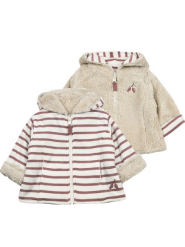 VESTE A CAPUCHE REVERSIBLE...
