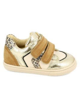 CHAUSSURES CUIR VELCROS...